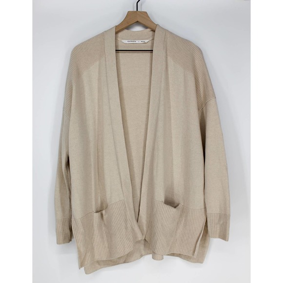 Athleta Sweaters - Athleta Cashmere Aspen Wrap Oatmeal Large Wool